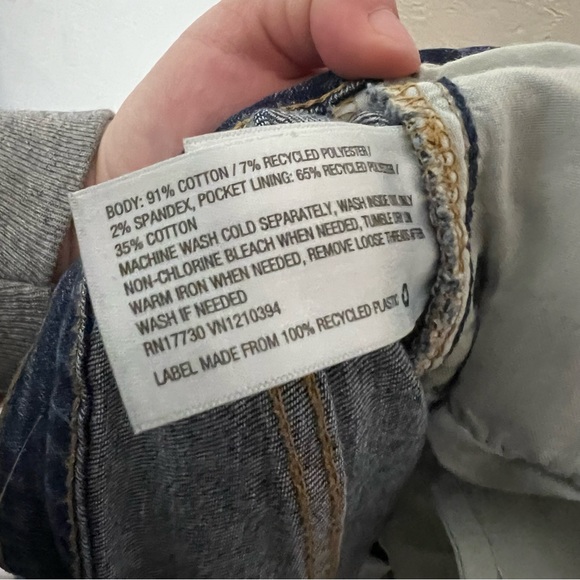 Universal Thread Mid Rise Skinny Distressed Raw Hem Jeans Sz 14 - Picture 5 of 5